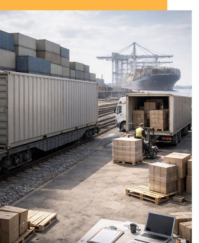 Мультимодальные перевозки грузов по миру от 45585 руб