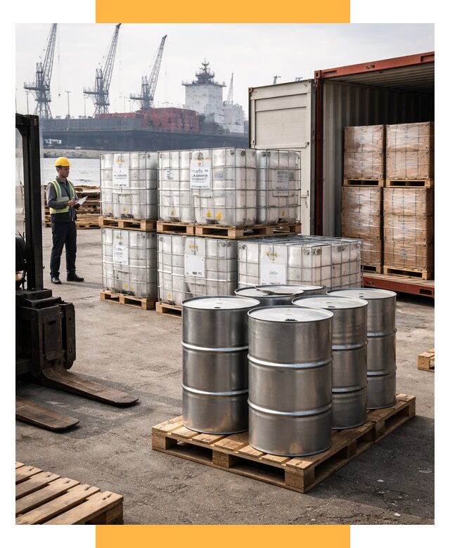 Доставка химического сырья из Индии от 253250 р. | СетСервис-Элк