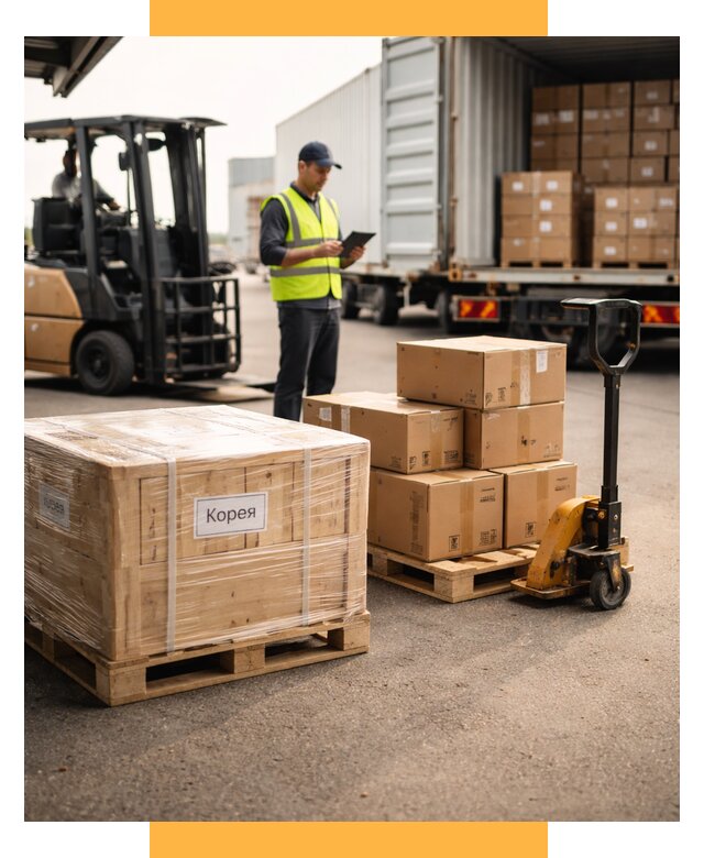 Доставка грузов в Корею из России от 35455 р. | СетСервис-Элк