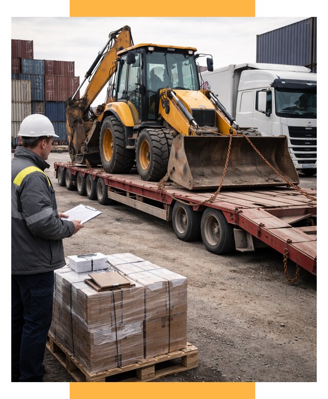 Международная перевозка спецтехники от 45585 р., СетСервис-Элк