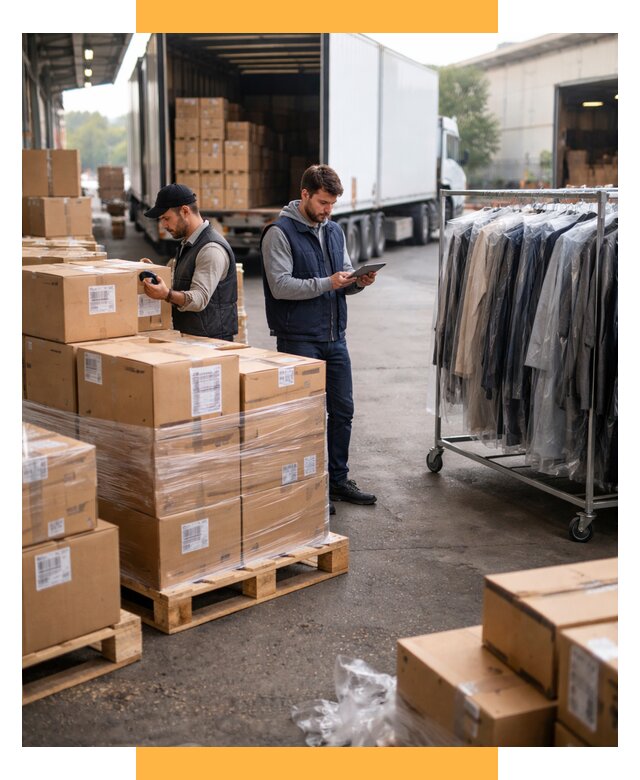 Перевозка и доставка одежды из Китая от 7598 р., СетСервис-Элк