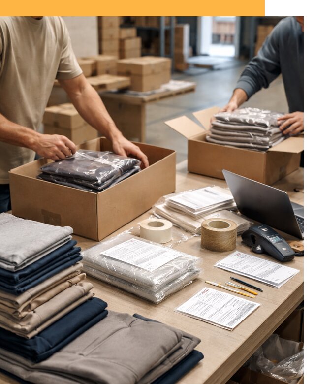 Перевозка одежды по миру от 7598 руб. с таможенным оформлением