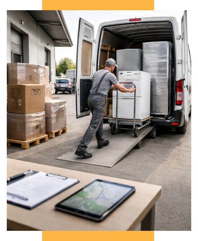 Перевозка бытовой техники от 6585 р. - логистика СетСервис-Элк