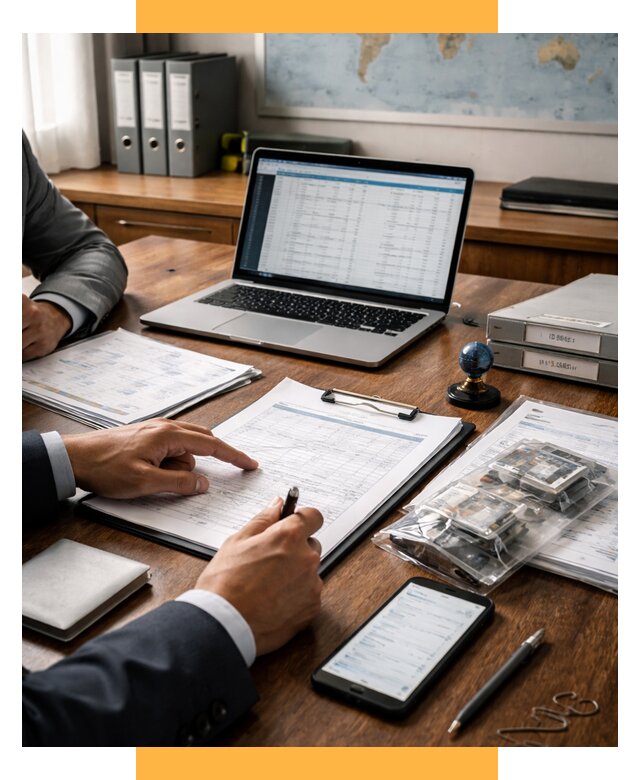 Проверка поставщика за рубежом от 8611 р. | СетСервис-Элк аудит