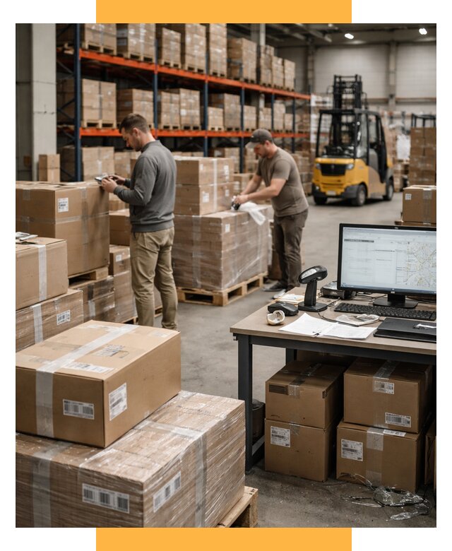 Склад консолидации в Европе от 6585 р., услуги СетСервис-Элк